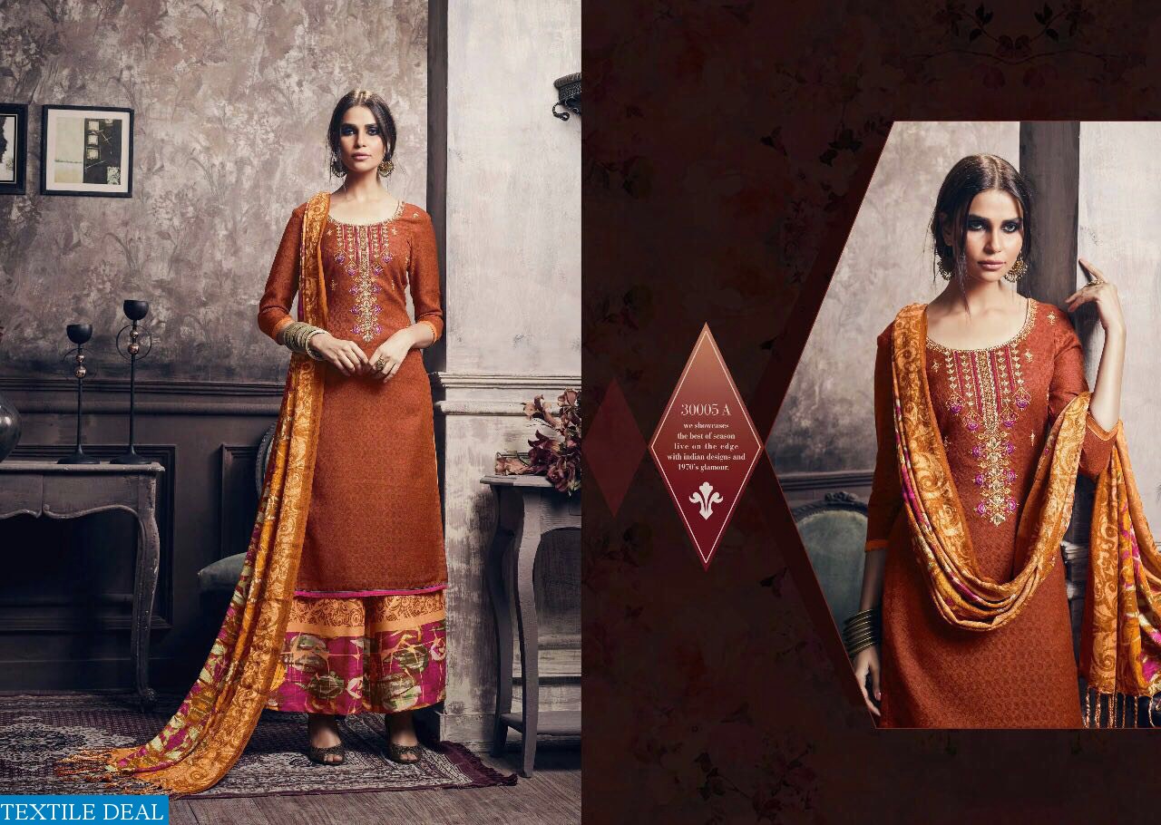 Sargam aarzu vol-7 Wholesale Winter special dress material